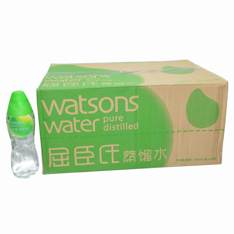 屈臣氏蒸馏水280ml*35/箱 56元/箱